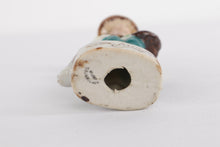 Load image into Gallery viewer, Vintage Hand-Painted Porcelain Figurine – Farmer Boy with Goose – Made in Japan – 5.25” Tall