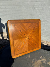 Load image into Gallery viewer, Oak Dining Set with 42" Table & Four Rolling Chairs