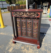 Load image into Gallery viewer, Carved Asian-Style Decorative Cabinet