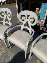 Load image into Gallery viewer, Somerset Bay Two-Tone Painted Scrollback Armchairs (Set of 4)