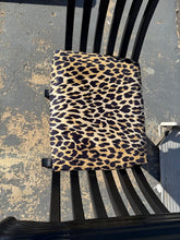 Load image into Gallery viewer, Black Savonarola (Dante) Chair with Leopard Upholstery