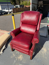 Load image into Gallery viewer, Bradington-Young Red Leather Recliner