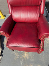 Load image into Gallery viewer, Bradington-Young Red Leather Recliner