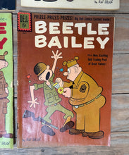 Load image into Gallery viewer, Lot of 4 Vintage Dell “Beetle Bailey” Comics (1950s–1960s) | Mort Walker | Classic Army Humor