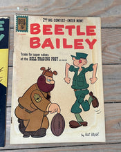 Load image into Gallery viewer, Lot of 4 Vintage Dell “Beetle Bailey” Comics (1950s–1960s) | Mort Walker | Classic Army Humor