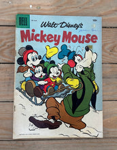 Load image into Gallery viewer, 1953 Dell “Walt Disney’s Mickey Mouse” Comic Books – Feb–March Issues – Set of 2