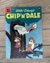 Load image into Gallery viewer, 1950s Dell “Walt Disney’s Chip ’N’ Dale” Comic Book Pair – March–May & June–Aug Issues – Original 10¢ Editions