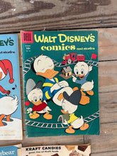 Load image into Gallery viewer, Dell “Walt Disney’s Donald Duck” & “Walt Disney’s Comics and Stories” Comic Lot (1950s–1960s) – 12 Classic Issues