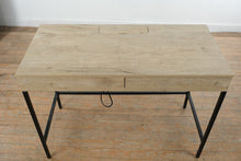 Load image into Gallery viewer, Threshold Loring Oak Writing Desk with USB Charging and Drawers