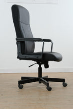 Load image into Gallery viewer, IKEA MILLBERGET Black Swivel Office Chair Adjustable Height Task Chair
