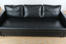 Load image into Gallery viewer, IKEA FRIHETEN Black Sleeper Sofa with Storage