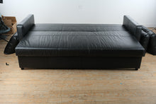 Load image into Gallery viewer, IKEA FRIHETEN Black Sleeper Sofa with Storage