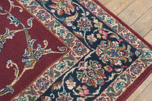 Load image into Gallery viewer, Imperial Heirloom Wine & Navy Traditional Area Rug – 5'5" x 7'7"