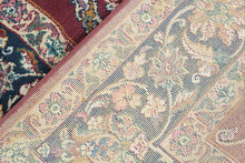 Load image into Gallery viewer, Imperial Heirloom Wine & Navy Traditional Area Rug – 5'5" x 7'7"
