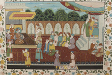 Load image into Gallery viewer, In Town Square - Persian Silk Art