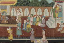 Load image into Gallery viewer, In Town Square - Persian Silk Art