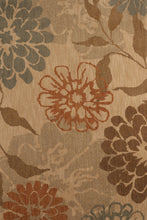 Load image into Gallery viewer, Infinity Beige Floral Rug - 5.3' x 7.6'