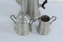 Load image into Gallery viewer, International Pewter 278 03 Coffee Tea Set Pot Sugar Creamer