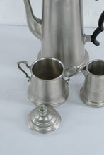 Load image into Gallery viewer, International Pewter 278 03 Coffee Tea Set Pot Sugar Creamer