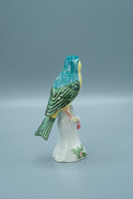 Load image into Gallery viewer, Italian Porcelain Greenfinch Figurine – Hand Painted – 6.75" Tall