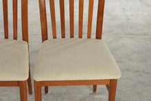 Load image into Gallery viewer, Set of 4 Italian Workbench Cherry Wood Modern Dining Chairs