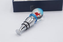 Load image into Gallery viewer, Italian Art Glass Red Fish Aquarium Wine Bottle Stopper Gift Box