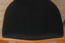Load image into Gallery viewer, A. Sibau Italian Slat Back Dining Chairs Set of 4 Wood Frame Upholstered Seat