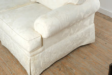 Load image into Gallery viewer, Traditional Damask Upholstered Sleeper Sofa with Rolled Arms