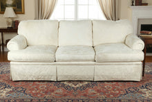 Load image into Gallery viewer, Traditional Damask Upholstered Sleeper Sofa with Rolled Arms