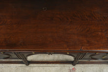Load image into Gallery viewer, Antique W.A. Hathaway Jacobean Dark Wood Buffet Sideboard