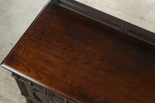 Load image into Gallery viewer, Antique W.A. Hathaway Jacobean Dark Wood Buffet Sideboard