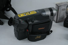 Load image into Gallery viewer, JVC GR SXM915 Super VHS Camcorder Bundle Remote Charger Case