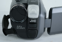 Load image into Gallery viewer, JVC GR-AXM300 Compact VHS Camcorder Bundle – 44x Zoom w/ Ambico Battery, & Manual (Untested)