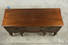 Load image into Gallery viewer, Vintage Jacobean Style Walnut Buffet Sideboard Server Cabinet - Online Only