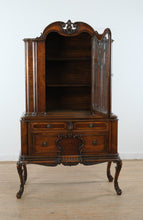 Load image into Gallery viewer, Union Furniture Co Rockford Mahogany China Cabinet Display Hutch Queen Anne Style