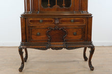 Load image into Gallery viewer, Union Furniture Co Rockford Mahogany China Cabinet Display Hutch Queen Anne Style