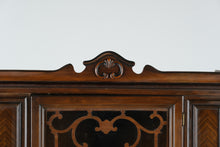 Load image into Gallery viewer, Jacobean Revival Walnut China Cabinet Display Cabinet with Carved Glass Door - Online Only