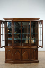 Load image into Gallery viewer, Jamestown Sterling Solid Cherry Lighted China Cabinet