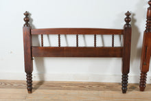Load image into Gallery viewer, Antique Jenny Lind Twin Bed with New Metal Rails