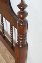 Load image into Gallery viewer, Antique Jenny Lind Twin Bed with New Metal Rails