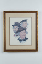 Load image into Gallery viewer, Jim Howle Red Skelton Clown Characters Limited Edition Lithograph 355 500 Framed
