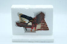 Load image into Gallery viewer, Jim Shore Patriotic Eagle with American Flag Hanging Ornament, Heartwood Creek #4027753, Boxed