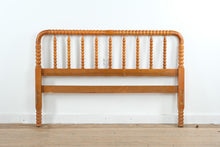 Load image into Gallery viewer, Vintage Jenny Lind Style Full Size Spindle Wood Headboard
