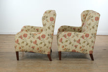 Load image into Gallery viewer, Pair of Joe Ruggiero Collection Wingback Chairs