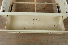 Load image into Gallery viewer, Jofran Full Size Storage Bed Cream Painted Wood Panel Headboard with Drawer