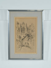 Load image into Gallery viewer, John Taylor Arms The Rose Beauvais 1925 Original Etching French Church Series
