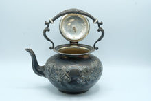 Load image into Gallery viewer, John Turton Antique Silverplate Tilting Teapot Kettle Sheffield England 1786