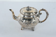 Load image into Gallery viewer, John Turton Sheffield Hand Chased Silver Plate Teapot 788 Vintage