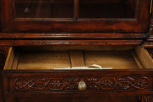 Load image into Gallery viewer, Jonathan Charles George III Gothic Mahogany Glazed Cabinet