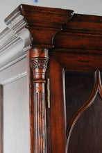 Load image into Gallery viewer, Jonathan Charles George III Gothic Mahogany Glazed Cabinet
